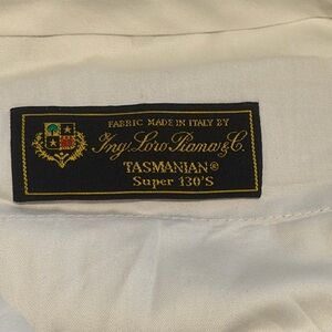 Loro Piana Cream Dress Pants